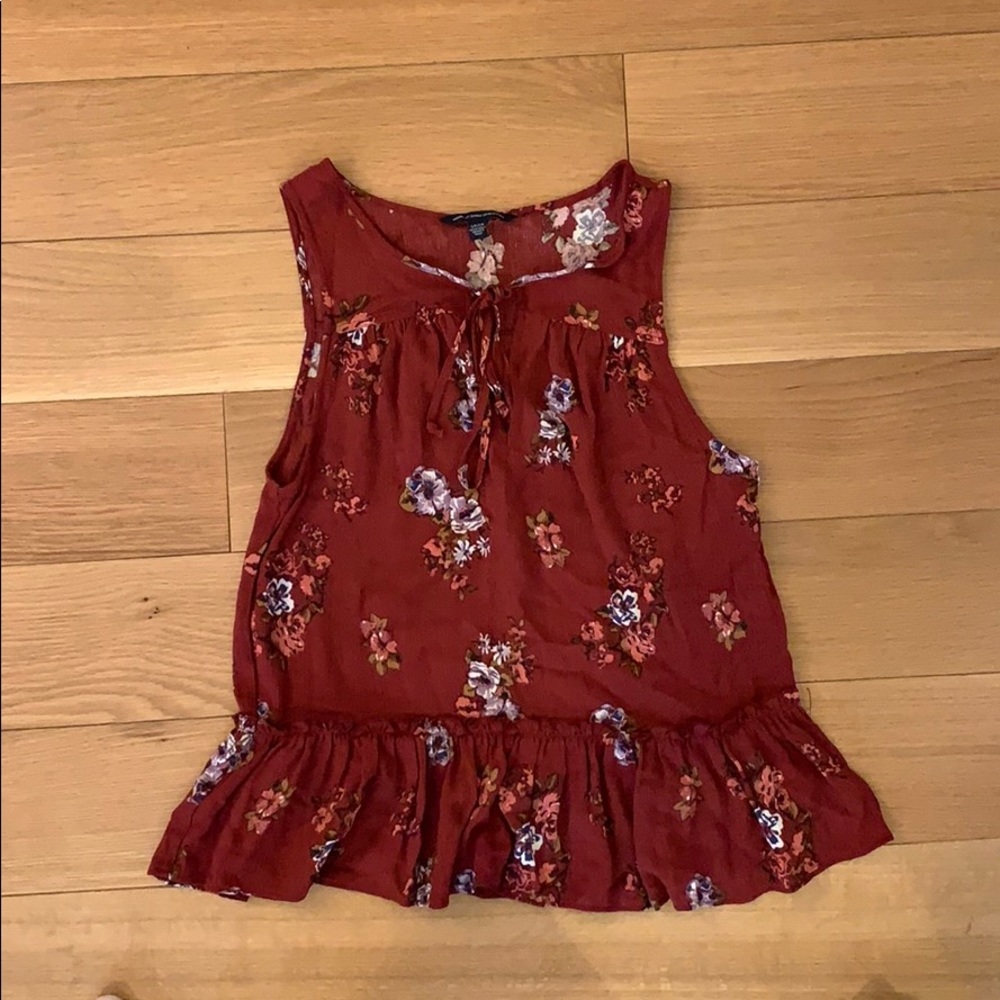 Tank top with tie